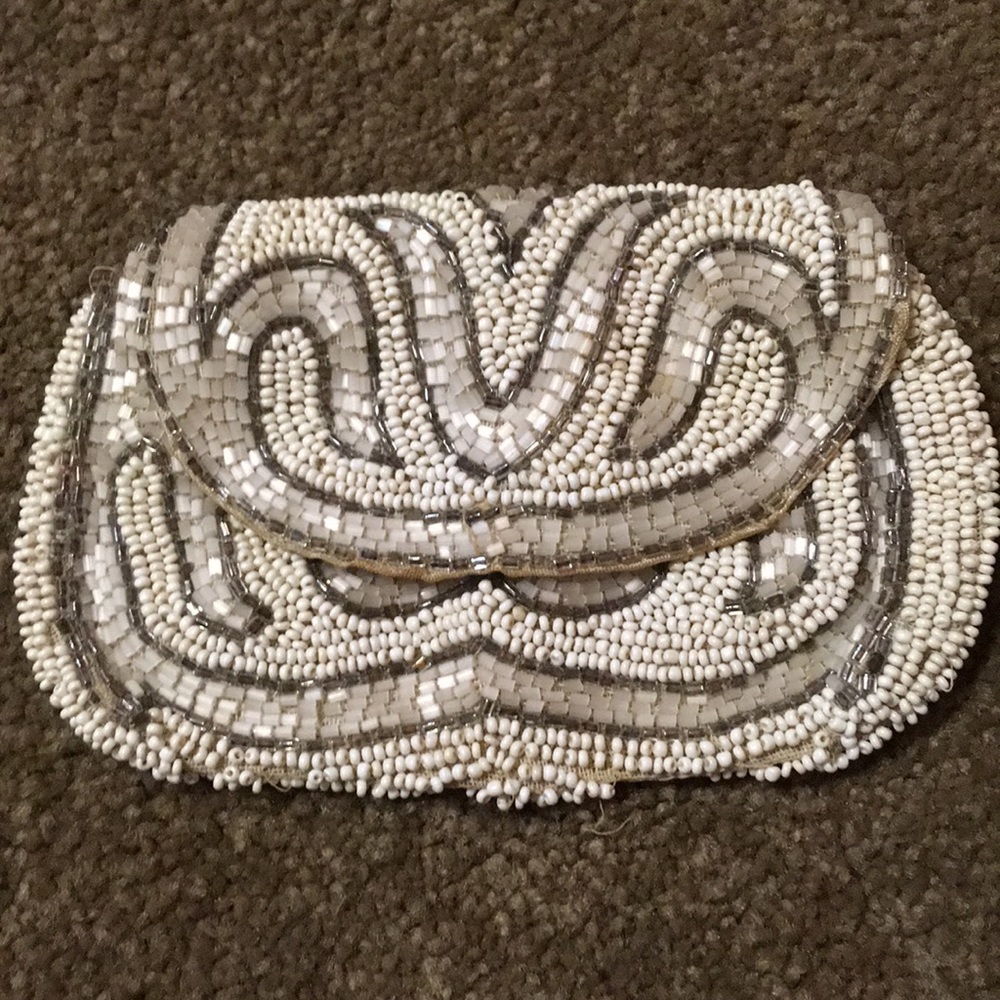 Beaded Lipstick Coin Purse